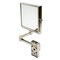 Alfi Brand ALFI brand ABM8WS-BN 8" Square Wall Mount 5x Magnify Cosmetic Mirror ABM8WS-BN - alternate 2